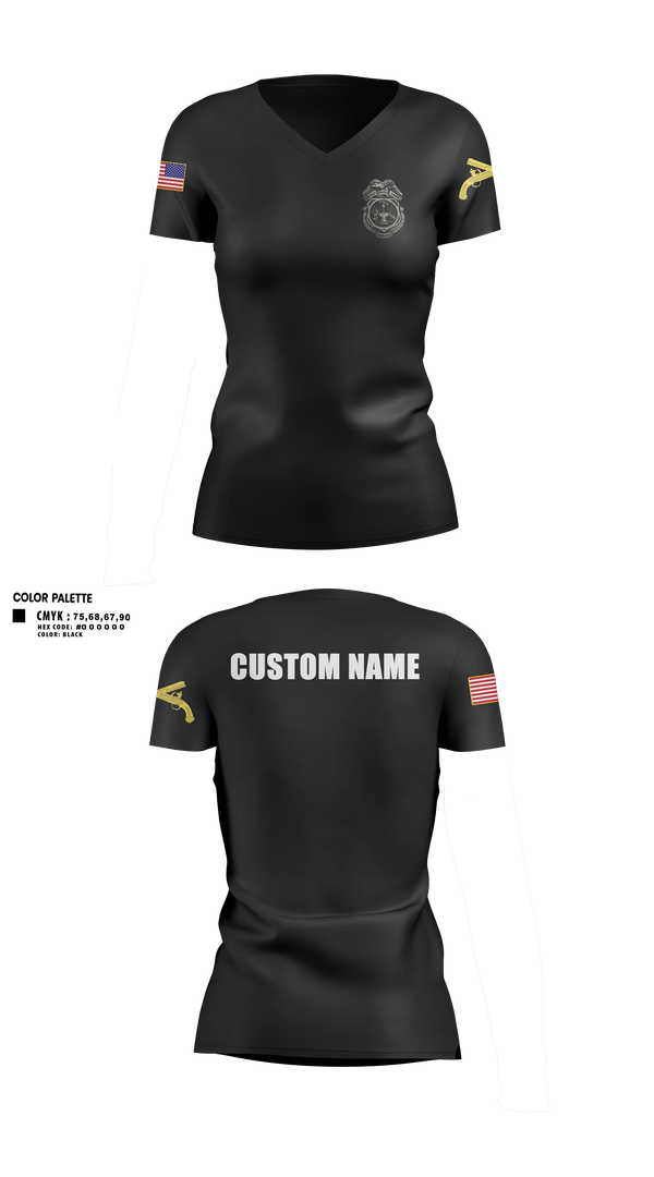 Womens Short Sleeve Vneck Shirt, 13th MDBFort Jackson LEA, Army, Teamtime, Team time, sublimation, custom sports apparel, team uniforms, spirit wear, spiritwear, sports uniforms, custom shirts, team store, custom team store, fundraiser sports, apparel fundraiser