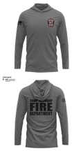 Camp Township Fire Department Long Sleeve Performance Shirt with hood - 101