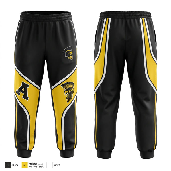Sweatpants, Amity Spartans, Cheer, Teamtime, Team time, sublimation, custom sports apparel, team uniforms, spirit wear, spiritwear, sports uniforms, custom shirts, team store, custom team store, fundraiser sports, apparel fundraiser