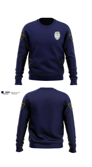 Crew Neck Sweatshirt, City of LaPorte Police Department, Police, Teamtime, Team time, sublimation, custom sports apparel, team uniforms, spirit wear, spiritwear, sports uniforms, custom shirts, team store, custom team store, fundraiser sports, apparel fundraiser