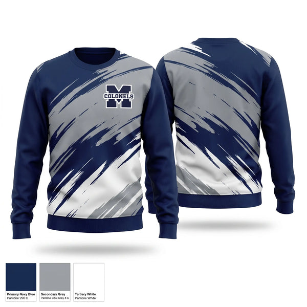 Crew Neck Sweatshirt, Marching Colonels, Spirit Store, Teamtime, Team time, sublimation, custom sports apparel, team uniforms, spirit wear, spiritwear, sports uniforms, custom shirts, team store, custom team store, fundraiser sports, apparel fundraiser