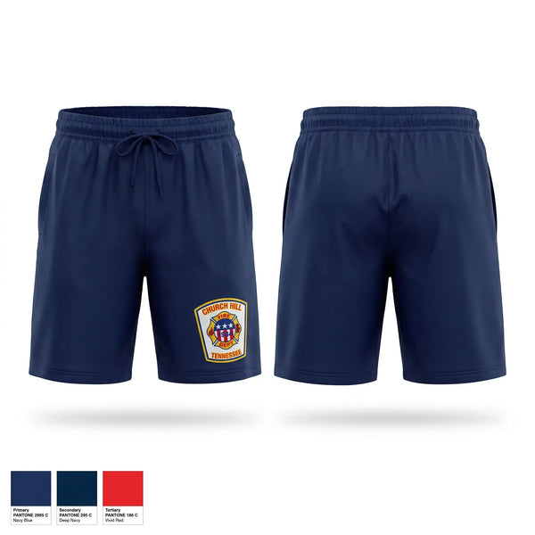 Athletic Shorts With Pockets, Church Hill Fire Department, Fire Department, Teamtime, Team time, sublimation, custom sports apparel, team uniforms, spirit wear, spiritwear, sports uniforms, custom shirts, team store, custom team store, fundraiser sports, apparel fundraiser