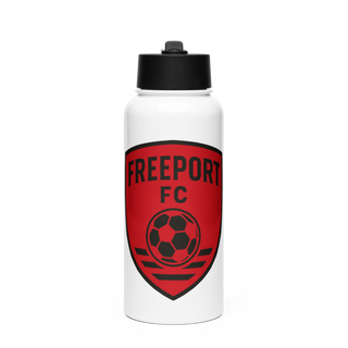 Freeport FC 77823295 Stainless Steel Water Bottle with a Straw Lid
