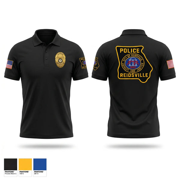 Short Sleeve Performance Polo, Reidsville Police Department, Police, Teamtime, Team time, sublimation, custom sports apparel, team uniforms, spirit wear, spiritwear, sports uniforms, custom shirts, team store, custom team store, fundraiser sports, apparel fundraiser