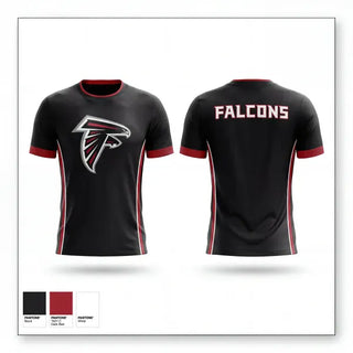 Old School Cotton Feel Shirt, Falcons, , Teamtime, Team time, sublimation, custom sports apparel, team uniforms, spirit wear, spiritwear, sports uniforms, custom shirts, team store, custom team store, fundraiser sports, apparel fundraiser