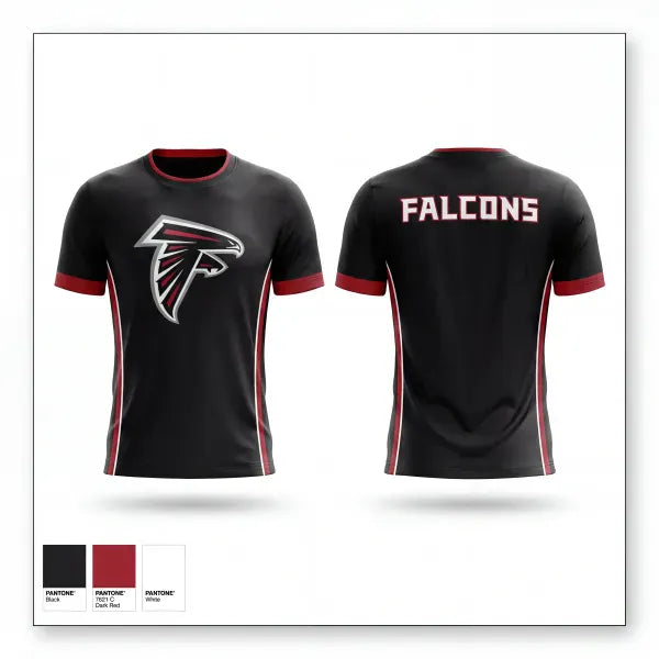 Old School Cotton Feel Shirt, Falcons, , Teamtime, Team time, sublimation, custom sports apparel, team uniforms, spirit wear, spiritwear, sports uniforms, custom shirts, team store, custom team store, fundraiser sports, apparel fundraiser