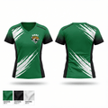 Alexandria Middle Magnet School Track & Field 53774200 Women's Short Sleeve V-neck Shirt - 26