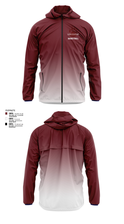 Leicester High School Basketball 1950445 Windbreaker - 5 (1)