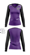 Pure Grit 81465846 Women's Long Sleeve V-neck Shirt - 10