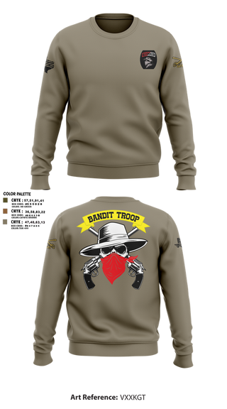 Crew Neck Sweatshirt, 6-9 bandit troop, , Teamtime, Team time, sublimation, custom sports apparel, team uniforms, spirit wear, spiritwear, sports uniforms, custom shirts, team store, custom team store, fundraiser sports, apparel fundraiser