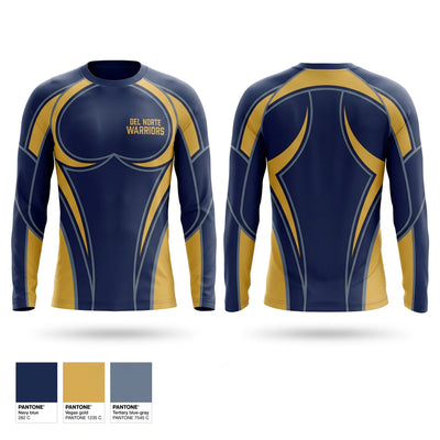 Del Norte Warriors Long Sleeve Performance Shirt 1