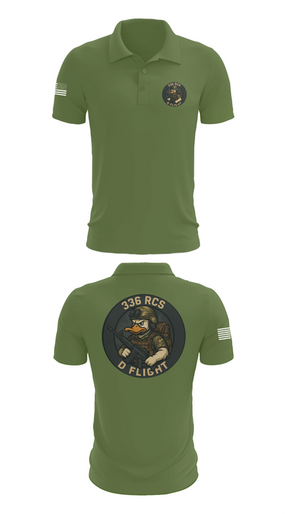 336 RCS D Flight 26202235 Short Sleeve Performance Polo - 47
