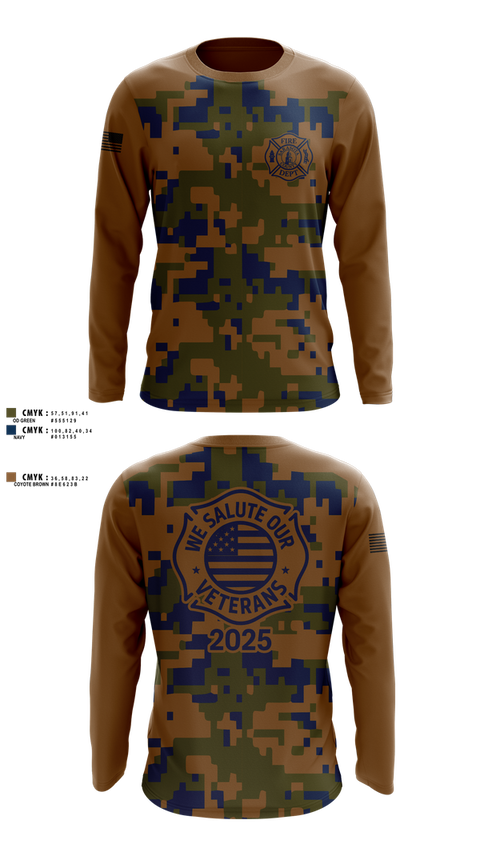 Sarasota County Fire Dept. Long Sleeve Performance Shirt 5