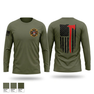 Long Sleeve Performance Shirt, Warwick Township Fire Department, Fire Department, Teamtime, Team time, sublimation, custom sports apparel, team uniforms, spirit wear, spiritwear, sports uniforms, custom shirts, team store, custom team store, fundraiser sports, apparel fundraiser