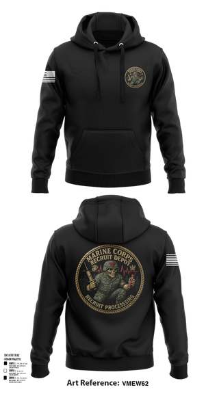 Hoodie, Recruit Processing, , Teamtime, Team time, sublimation, custom sports apparel, team uniforms, spirit wear, spiritwear, sports uniforms, custom shirts, team store, custom team store, fundraiser sports, apparel fundraiser