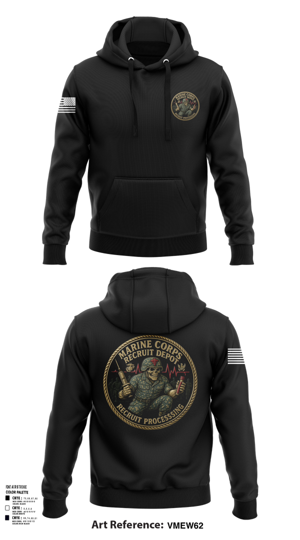 Hoodie, Recruit Processing, , Teamtime, Team time, sublimation, custom sports apparel, team uniforms, spirit wear, spiritwear, sports uniforms, custom shirts, team store, custom team store, fundraiser sports, apparel fundraiser