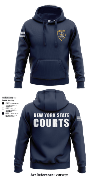 Hoodie, New York State courts, Police, Teamtime, Team time, sublimation, custom sports apparel, team uniforms, spirit wear, spiritwear, sports uniforms, custom shirts, team store, custom team store, fundraiser sports, apparel fundraiser