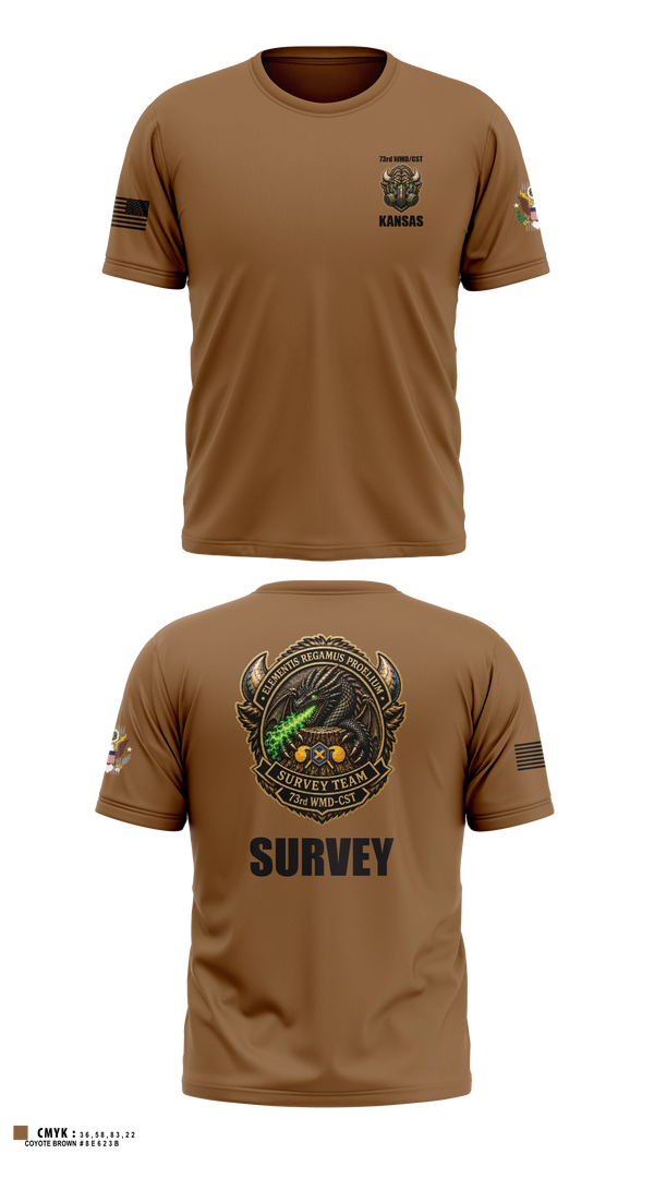 Short Sleeve Performance Shirt, 73rd WMD/CST, National Guard, Teamtime, Team time, sublimation, custom sports apparel, team uniforms, spirit wear, spiritwear, sports uniforms, custom shirts, team store, custom team store, fundraiser sports, apparel fundraiser