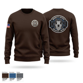 Crew Neck Sweatshirt, JSO K9, Police, Teamtime, Team time, sublimation, custom sports apparel, team uniforms, spirit wear, spiritwear, sports uniforms, custom shirts, team store, custom team store, fundraiser sports, apparel fundraiser