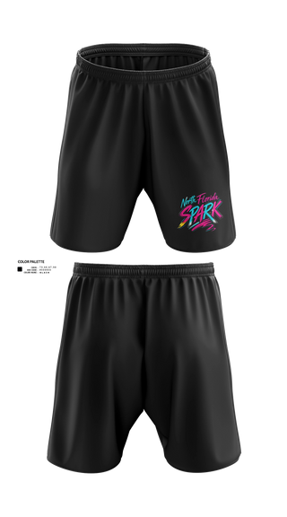 Athletic Shorts With Pockets, North Florida Spark, Softball, Teamtime, Team time, sublimation, custom sports apparel, team uniforms, spirit wear, spiritwear, sports uniforms, custom shirts, team store, custom team store, fundraiser sports, apparel fundraiser