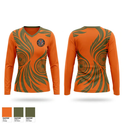 Alebrijes Women's Long Sleeve V-neck Shirt - 1