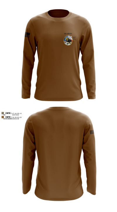 Seabees Long Sleeve Performance Shirt 1