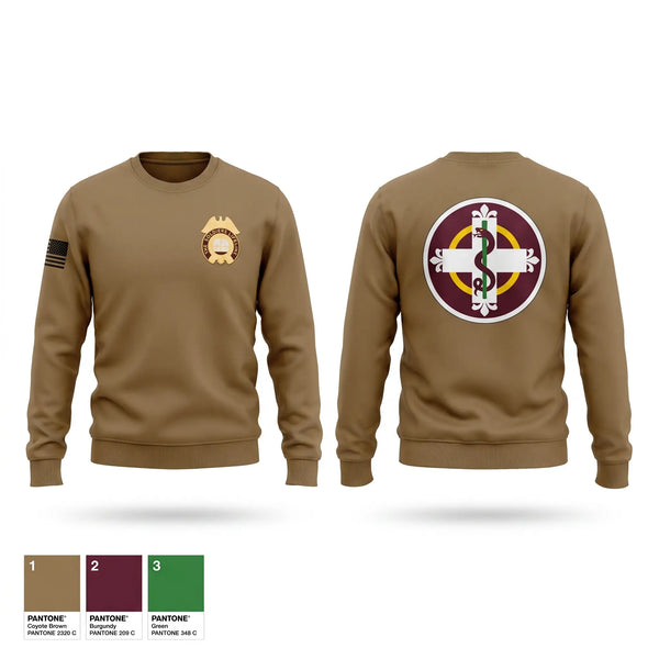 Crew Neck Sweatshirt, 424th MMB, Army, Teamtime, Team time, sublimation, custom sports apparel, team uniforms, spirit wear, spiritwear, sports uniforms, custom shirts, team store, custom team store, fundraiser sports, apparel fundraiser