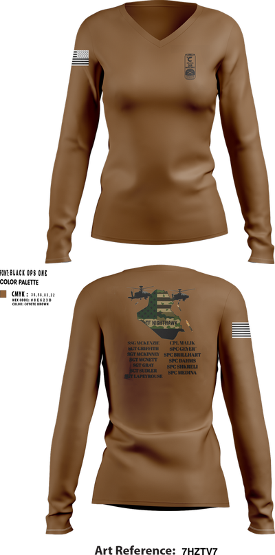 2-17 CAV 75114937 Women's Long Sleeve V-neck Shirt - 30