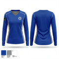 Wildcat Battalion 42117649 Women's Long Sleeve V-neck Shirt - 1