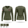 Crawford CO District #2 Arma FD 77356005 Women's Long Sleeve V-neck Shirt - 1