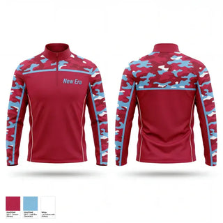 Quarter Zip Jacket, New Era, Baseball, Teamtime, Team time, sublimation, custom sports apparel, team uniforms, spirit wear, spiritwear, sports uniforms, custom shirts, team store, custom team store, fundraiser sports, apparel fundraiser