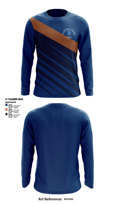 Caswell Cove Condominium Association 77941459 Long Sleeve Performance Shirt 1