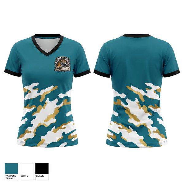 Carolina Elite Mud Boyz Women's Short Sleeve V-neck Shirt - 1