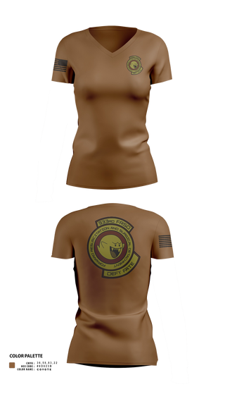 Womens Short Sleeve Vneck Shirt, 933rd FRSD, Army, Teamtime, Team time, sublimation, custom sports apparel, team uniforms, spirit wear, spiritwear, sports uniforms, custom shirts, team store, custom team store, fundraiser sports, apparel fundraiser