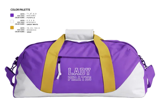 Duffle Bag, Lady Pirates, Softball, Teamtime, Team time, sublimation, custom sports apparel, team uniforms, spirit wear, spiritwear, sports uniforms, custom shirts, team store, custom team store, fundraiser sports, apparel fundraiser