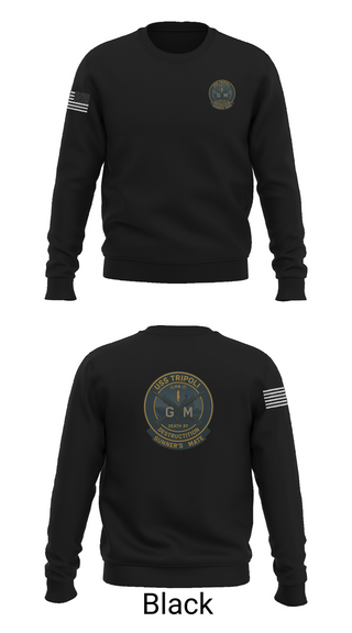 Crew Neck Sweatshirt, USS TRIPOLI, , Teamtime, Team time, sublimation, custom sports apparel, team uniforms, spirit wear, spiritwear, sports uniforms, custom shirts, team store, custom team store, fundraiser sports, apparel fundraiser