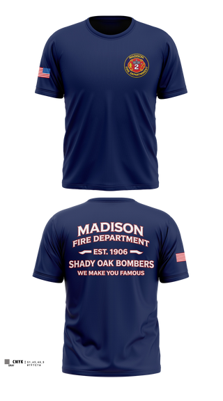 Short Sleeve Performance Shirt, Madison Fire Department, Fire Department, Teamtime, Team time, sublimation, custom sports apparel, team uniforms, spirit wear, spiritwear, sports uniforms, custom shirts, team store, custom team store, fundraiser sports, apparel fundraiser