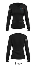 Organ Mountain Knights Basketball 63063900 Women's Long Sleeve V-neck Shirt - 35