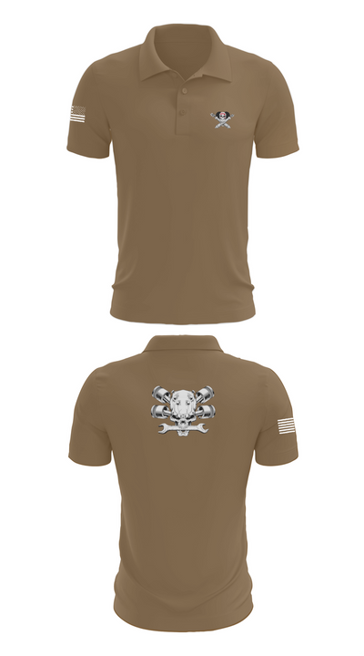 Fox 1-320th F-CO FAR 4533489 Short Sleeve Performance Polo - 7