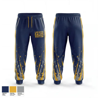 Sweatpants, Lancaster Gales wrestling, Wrestling, Teamtime, Team time, sublimation, custom sports apparel, team uniforms, spirit wear, spiritwear, sports uniforms, custom shirts, team store, custom team store, fundraiser sports, apparel fundraiser