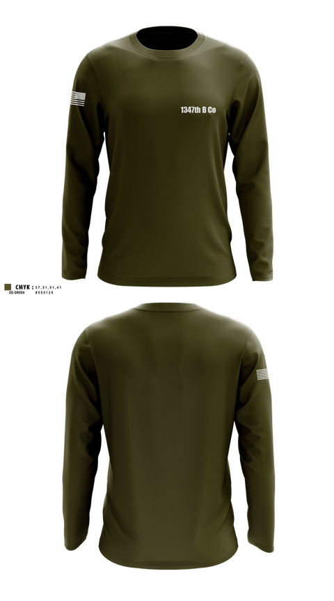 Long Sleeve Performance Shirt, 1347th B Co, , Teamtime, Team time, sublimation, custom sports apparel, team uniforms, spirit wear, spiritwear, sports uniforms, custom shirts, team store, custom team store, fundraiser sports, apparel fundraiser