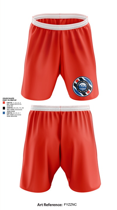 South Valley United 668271 Athletic Shorts With Pockets - 6