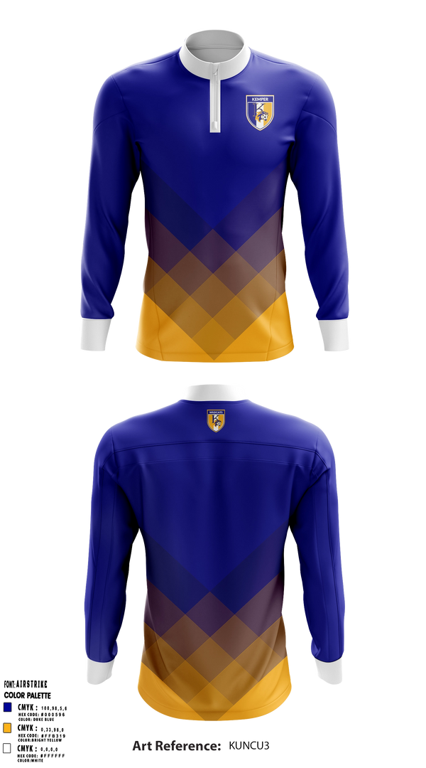 Quarter Zip Jacket, Kemper County High School, Spirit Store, Teamtime, Team time, sublimation, custom sports apparel, team uniforms, spirit wear, spiritwear, sports uniforms, custom shirts, team store, custom team store, fundraiser sports, apparel fundraiser