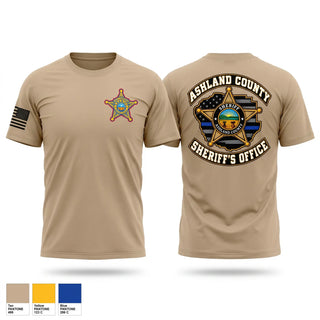 Old School Cotton Feel Shirt, Ashland County Sheriff Office, Police, Teamtime, Team time, sublimation, custom sports apparel, team uniforms, spirit wear, spiritwear, sports uniforms, custom shirts, team store, custom team store, fundraiser sports, apparel fundraiser