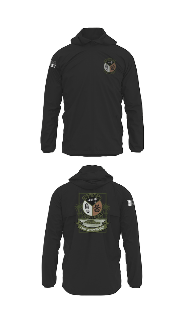 Windbreaker, Lowcountry K-9 Unit, Police, Teamtime, Team time, sublimation, custom sports apparel, team uniforms, spirit wear, spiritwear, sports uniforms, custom shirts, team store, custom team store, fundraiser sports, apparel fundraiser