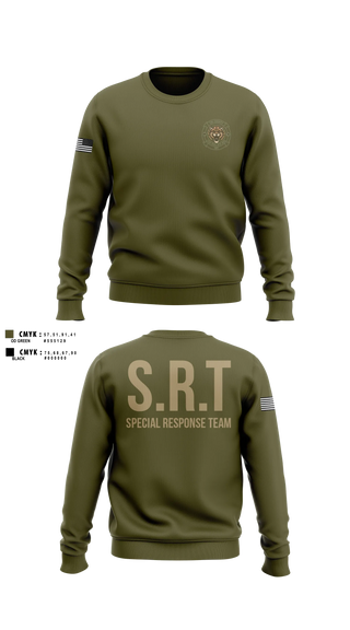 Crew Neck Sweatshirt, Tri-County SRT, Police, Teamtime, Team time, sublimation, custom sports apparel, team uniforms, spirit wear, spiritwear, sports uniforms, custom shirts, team store, custom team store, fundraiser sports, apparel fundraiser