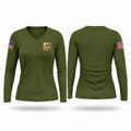 CIRT Women's Long Sleeve V-neck Shirt - 1