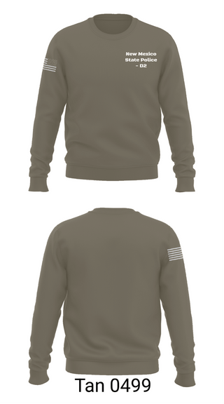 Crew Neck Sweatshirt, New Mexico State Police - D2, Police, Teamtime, Team time, sublimation, custom sports apparel, team uniforms, spirit wear, spiritwear, sports uniforms, custom shirts, team store, custom team store, fundraiser sports, apparel fundraiser