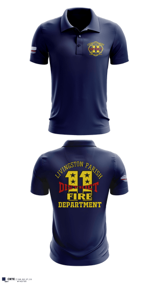 Short Sleeve Performance Polo, Livingston parish fire district 11, Fire Department, Teamtime, Team time, sublimation, custom sports apparel, team uniforms, spirit wear, spiritwear, sports uniforms, custom shirts, team store, custom team store, fundraiser sports, apparel fundraiser