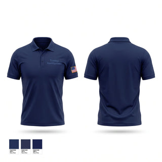 Short Sleeve Performance Polo, Criminal Investigations, Police, Teamtime, Team time, sublimation, custom sports apparel, team uniforms, spirit wear, spiritwear, sports uniforms, custom shirts, team store, custom team store, fundraiser sports, apparel fundraiser